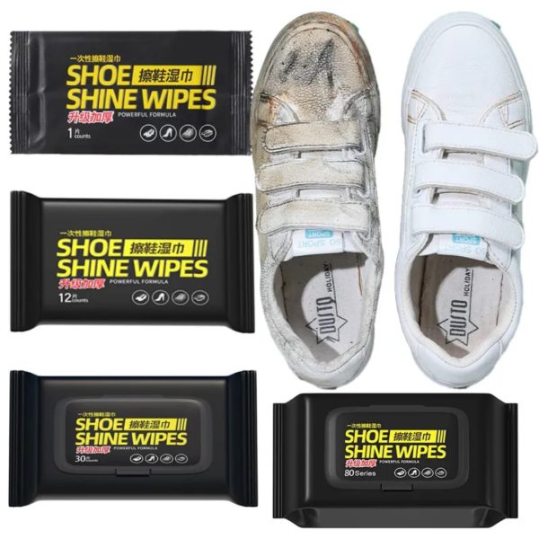 Disposable Shoe Cleaning Wipes ( 80 Pcs) - Image 5