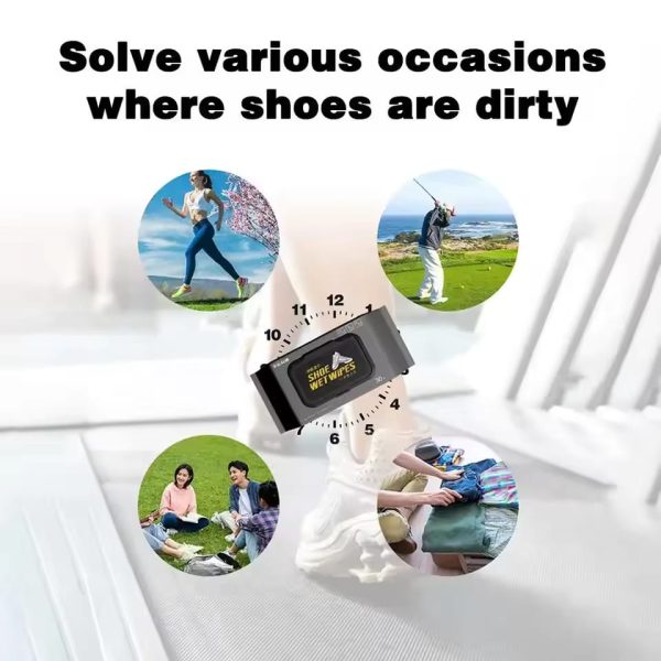 Disposable Shoe Cleaning Wipes ( 80 Pcs) - Image 2